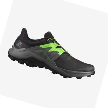 Salomon WILDCROSS 2 Trail Futócipő Férfi Fekete Zöld | HU 2104XYU